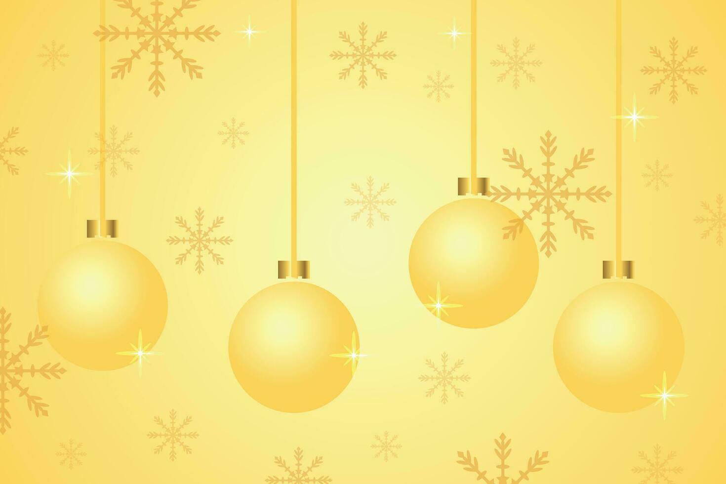 Golden vector template in a festive style. New Year and Christmas design.