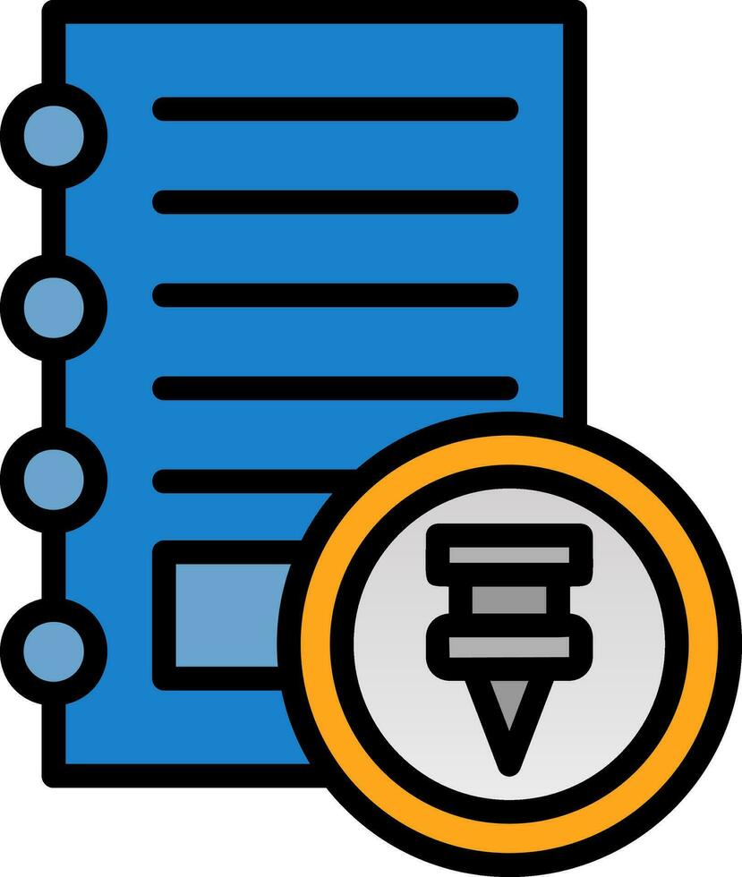 Notes Vector Icon Design