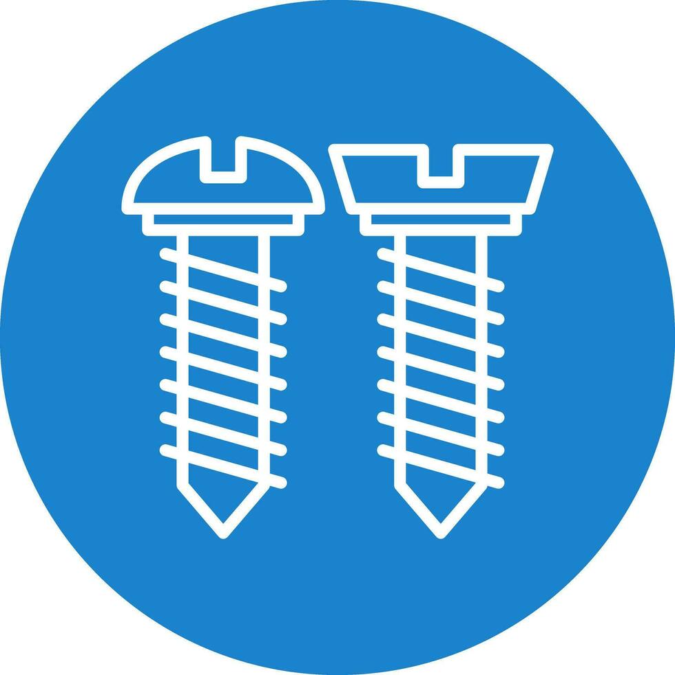 Screws Vector Icon Design