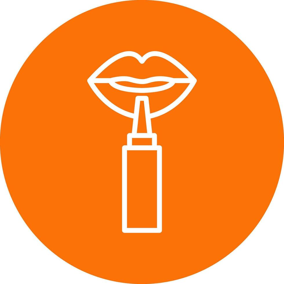 Lip Liner Vector Icon Design