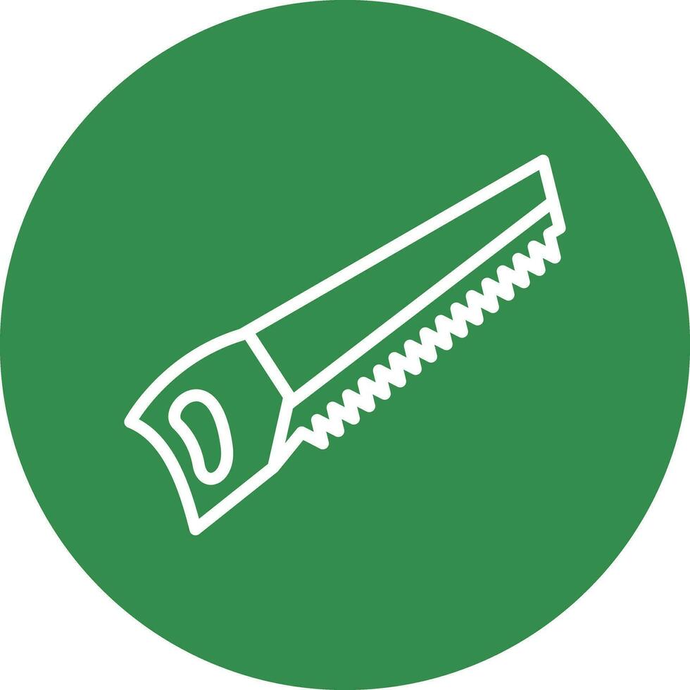 Hand saw Vector Icon Design