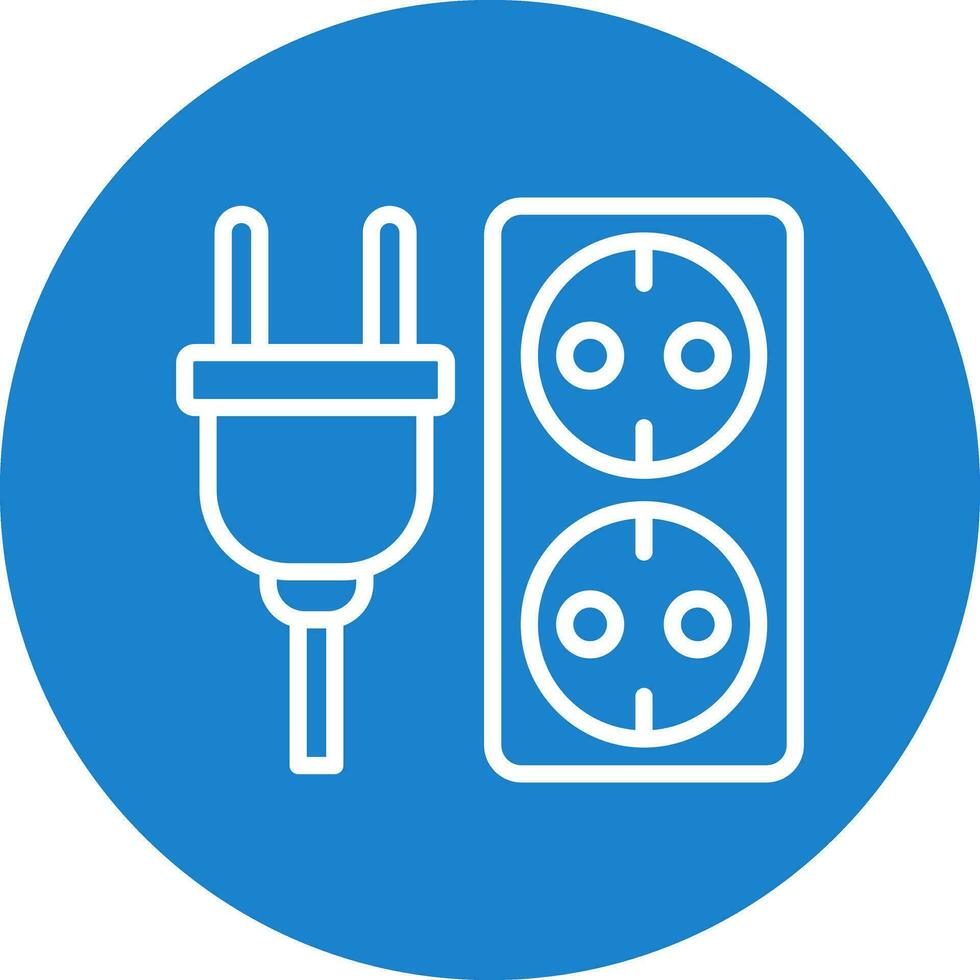 Electric socket Vector Icon Design