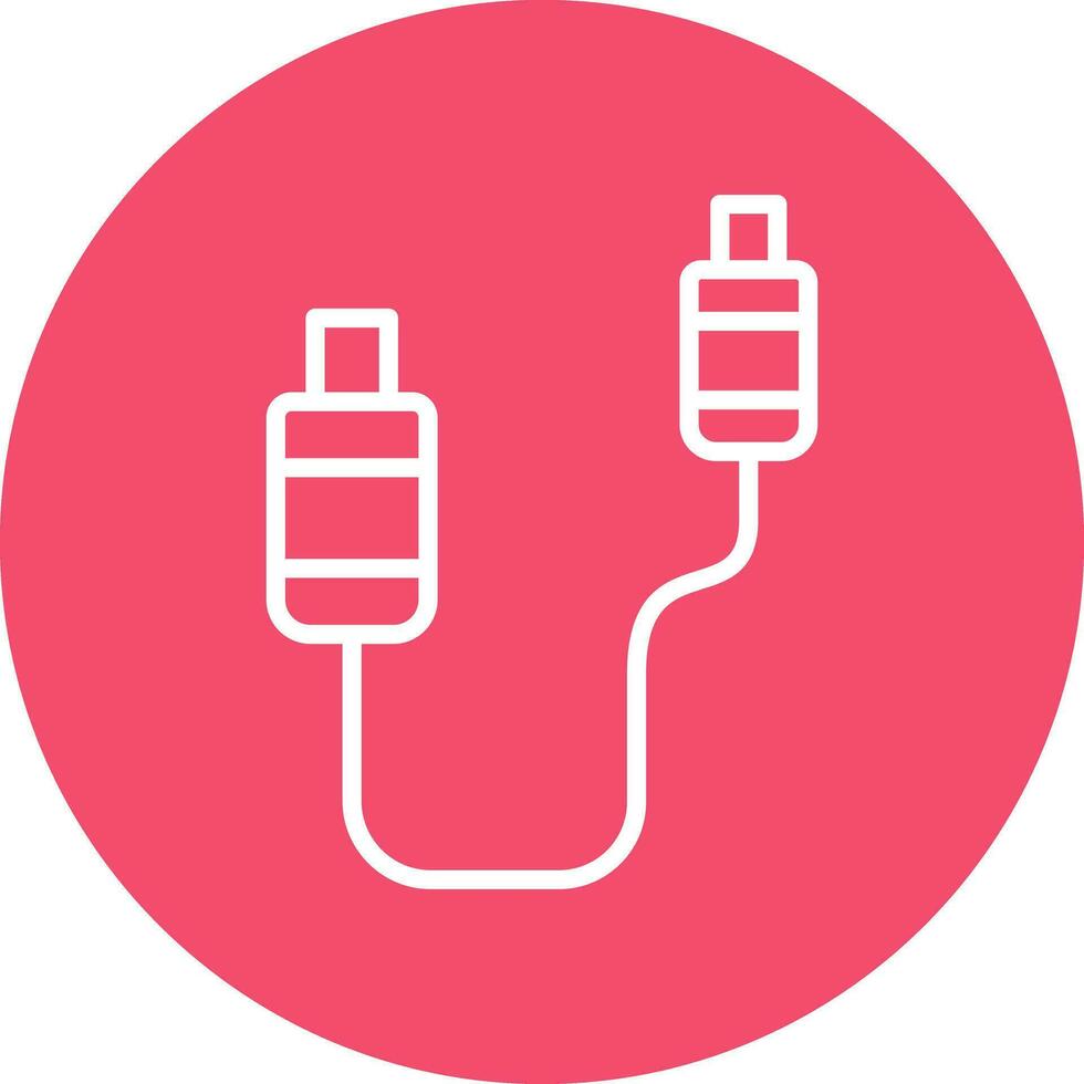 Jack connector Vector Icon Design