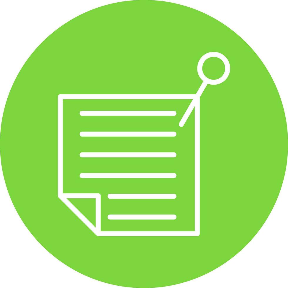 Pinned Vector Icon Design