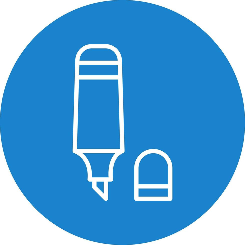 Highlighter Vector Icon Design