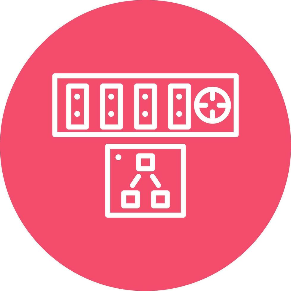 Wall socket Vector Icon Design