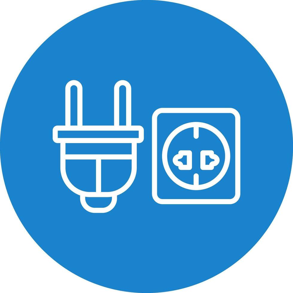 Power socket Vector Icon Design