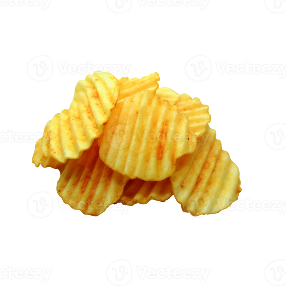 Potato chips no background png