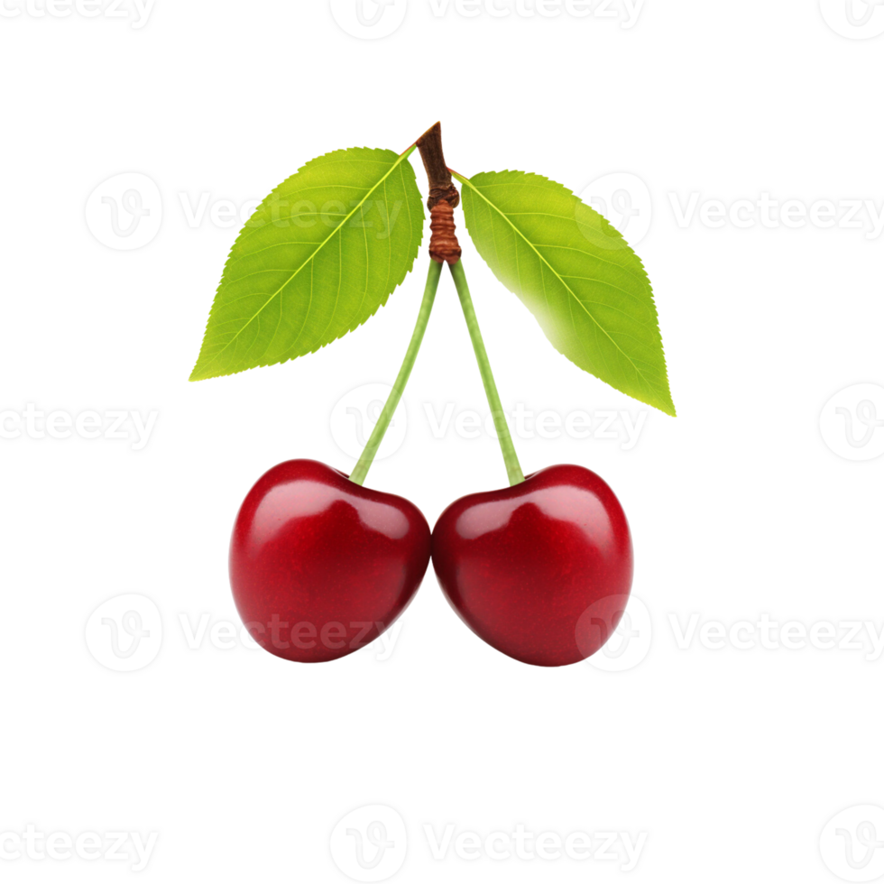 Cherries fruit no background 30808368 PNG