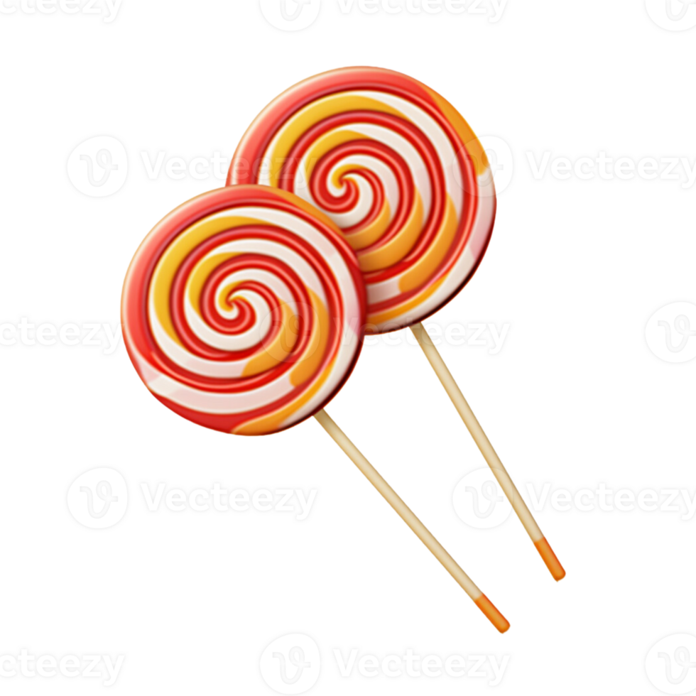 Lollipop sugar no background png