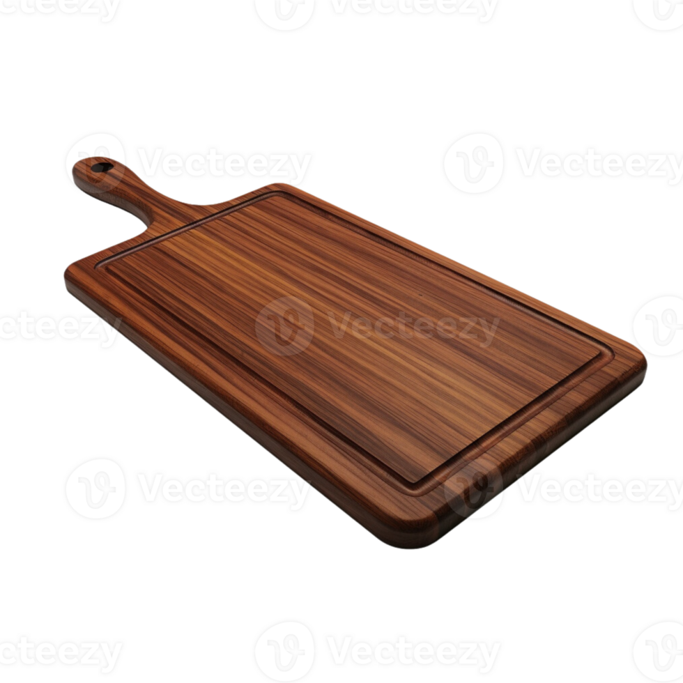 Wooden cutting board no background png