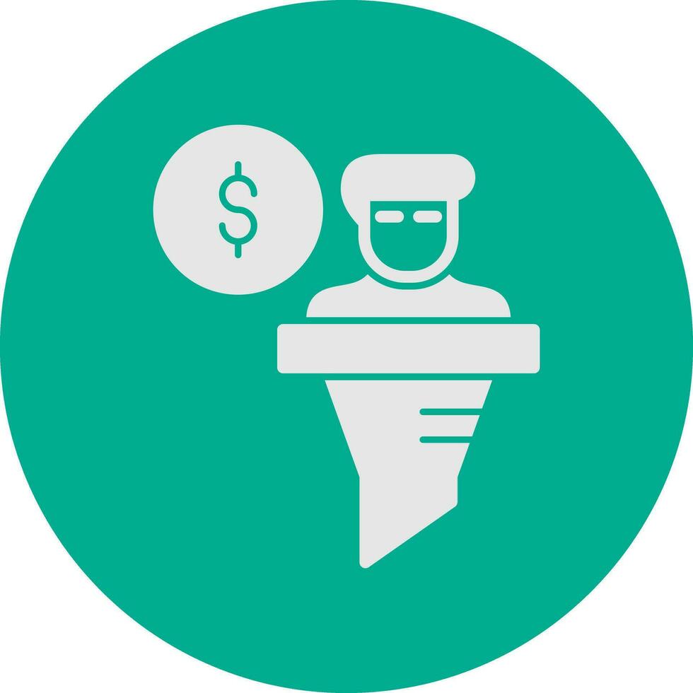 Funnel Vector Icon Design