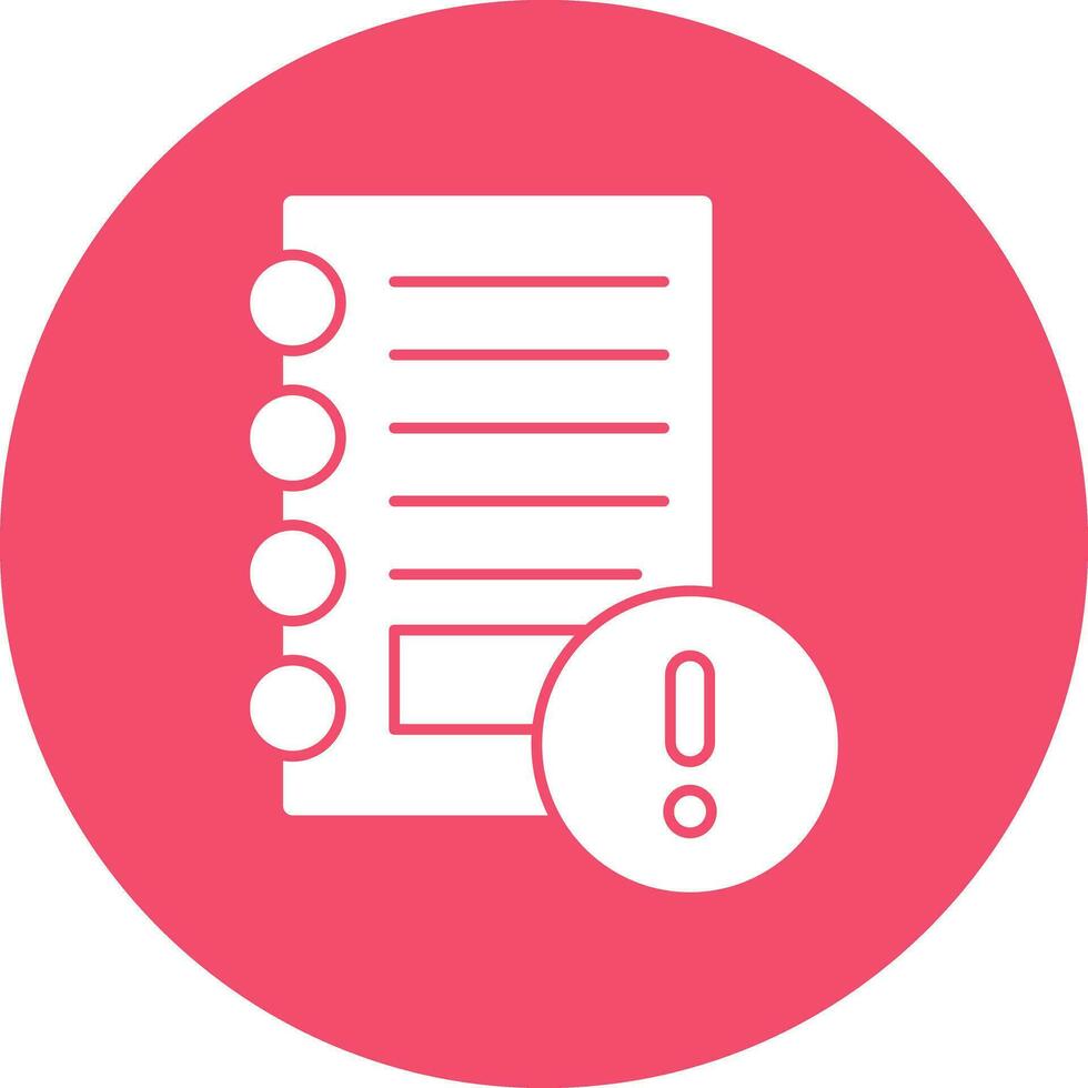 Notepad Vector Icon Design