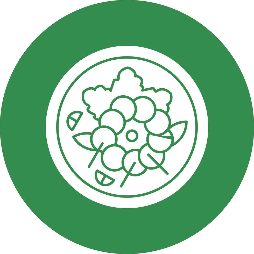 Quinoa Salad Vector Icon Design