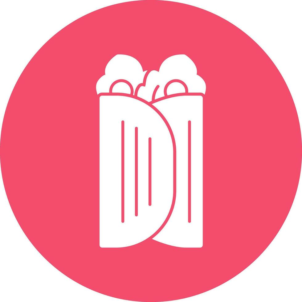 Caesar Wrap Vector Icon Design