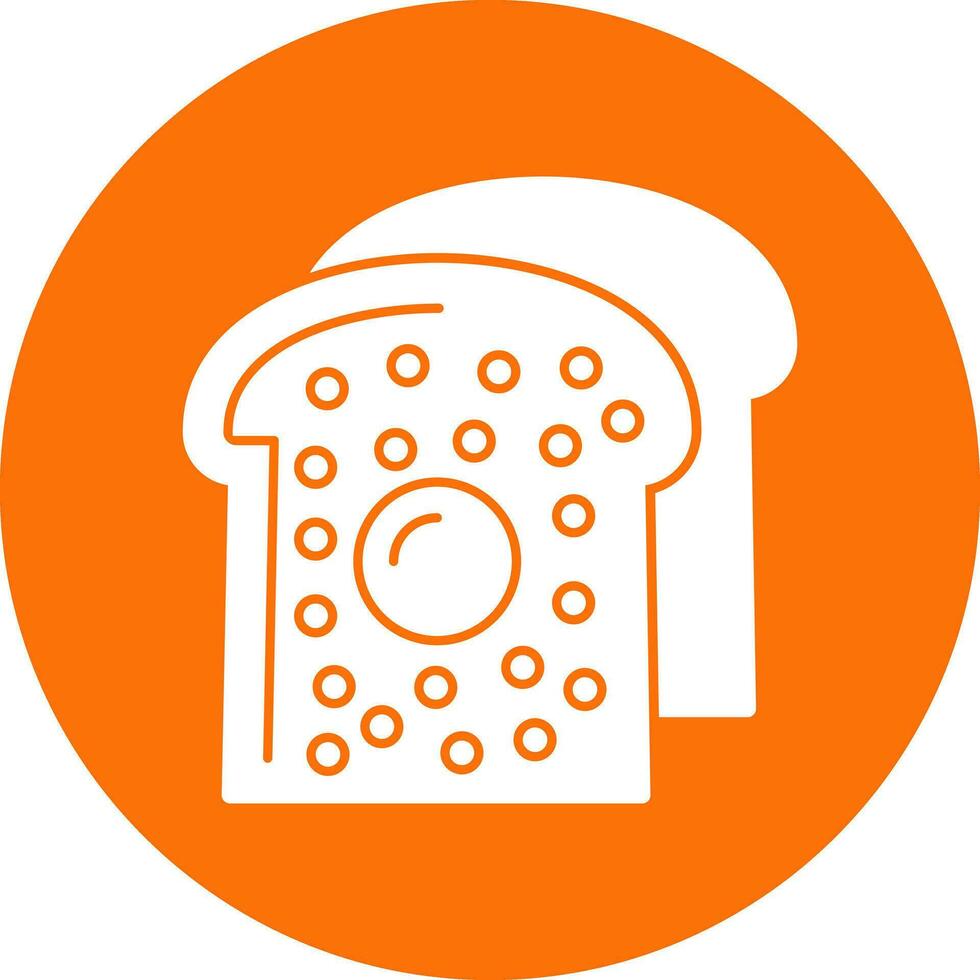 French Toast Vector Icon Design