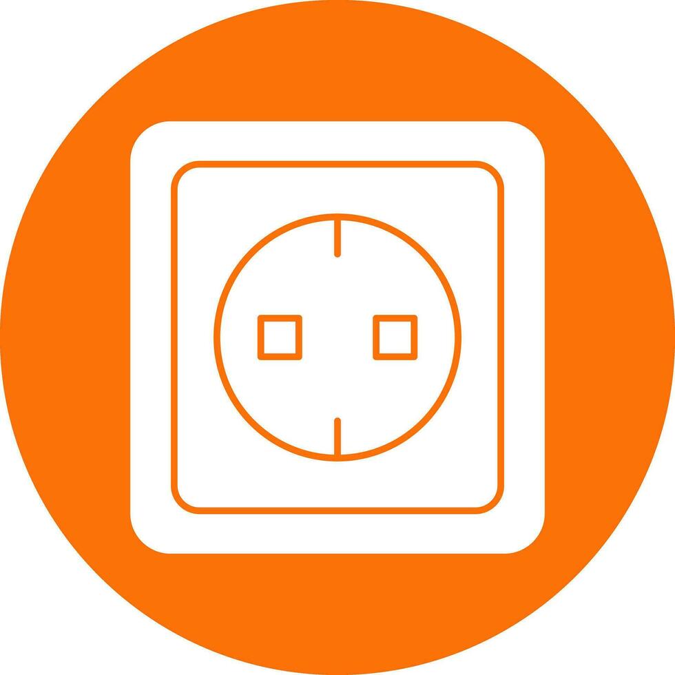 Electric socket Vector Icon Design