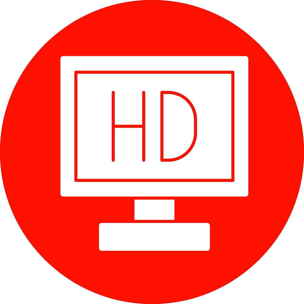 Video display Vector Icon Design