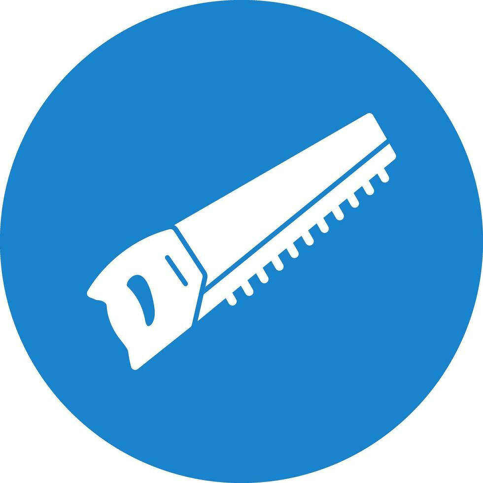 Hand saw Vector Icon Design