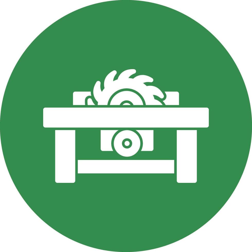 Table saw Vector Icon Design