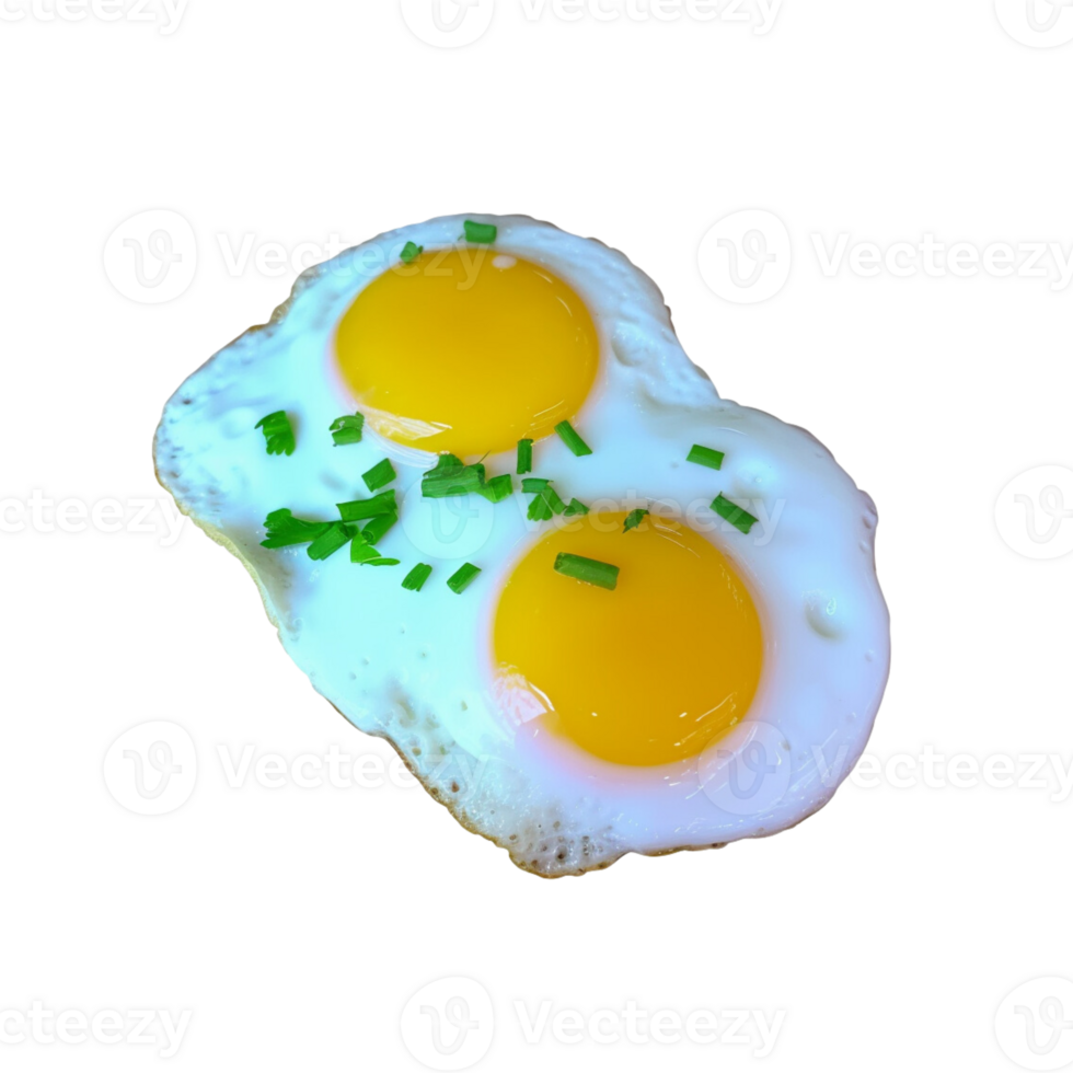 Fried egg with scallion png