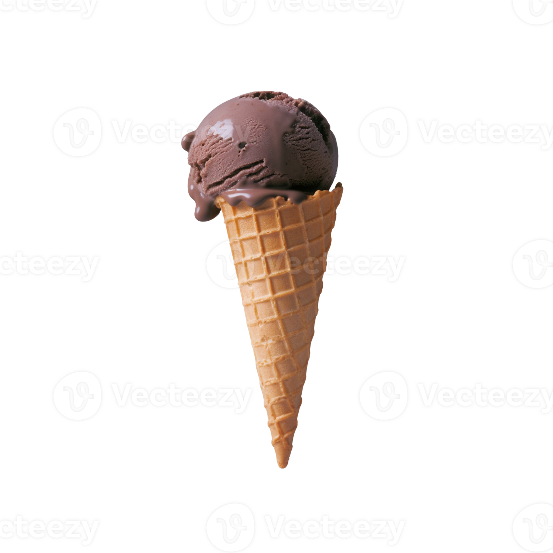 Chocolate Ice cream no background 30809033 PNG