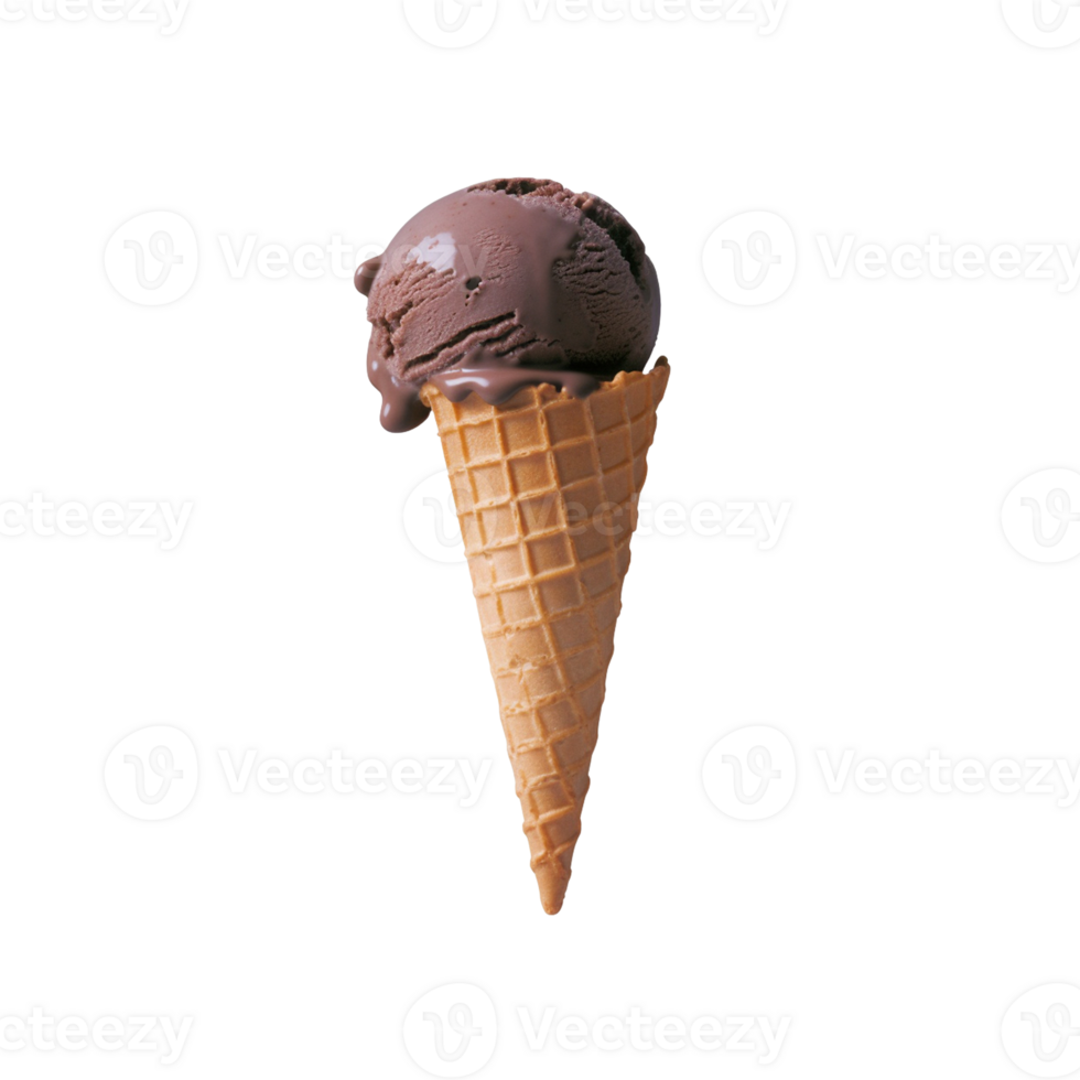 Chocolate Ice cream no background 30809033 PNG