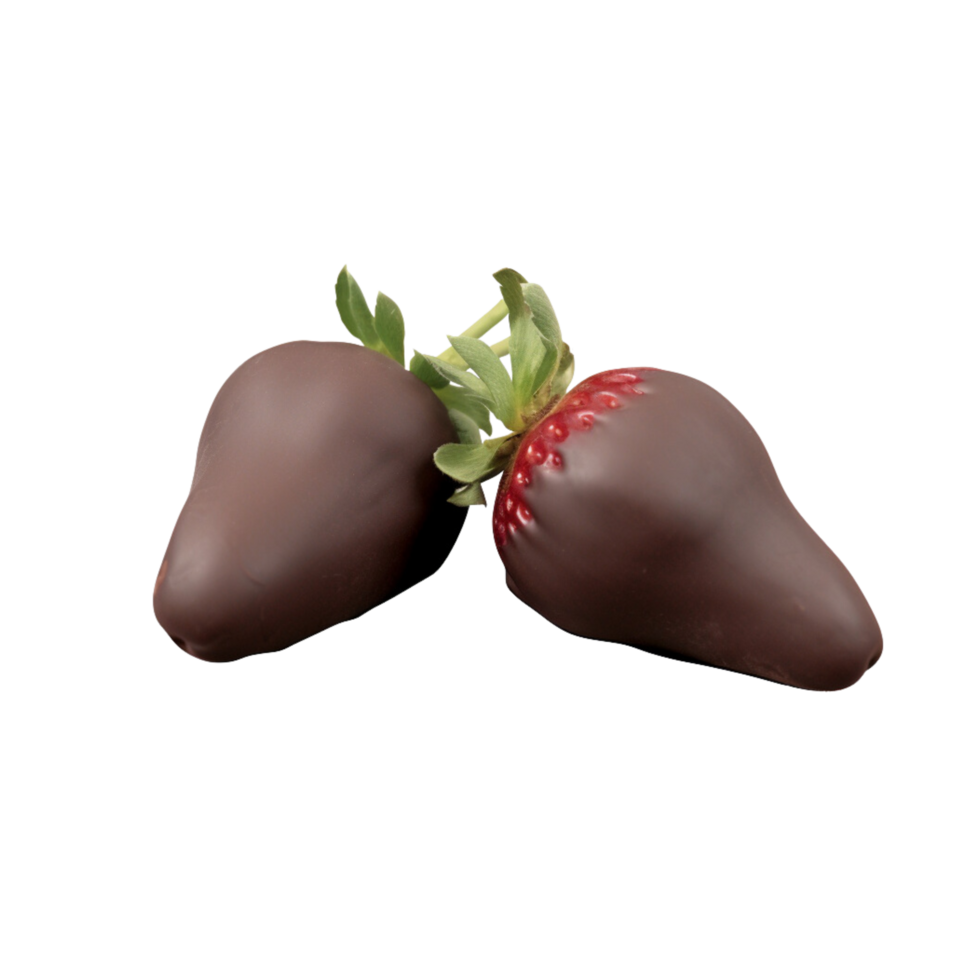 Erdbeeren mit Schokolade png