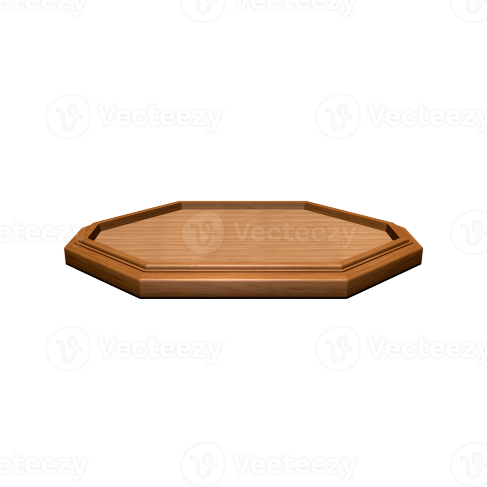 3D board for composition png no background
