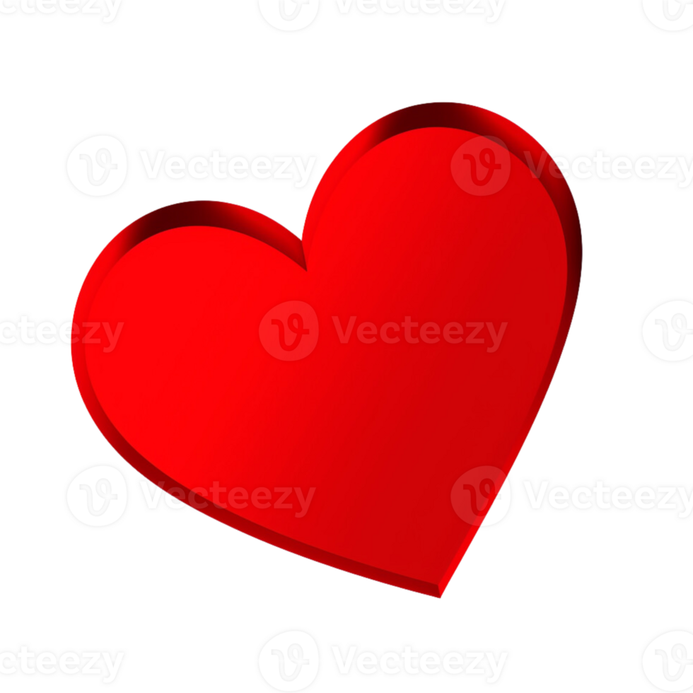 Heart Illustration no background png