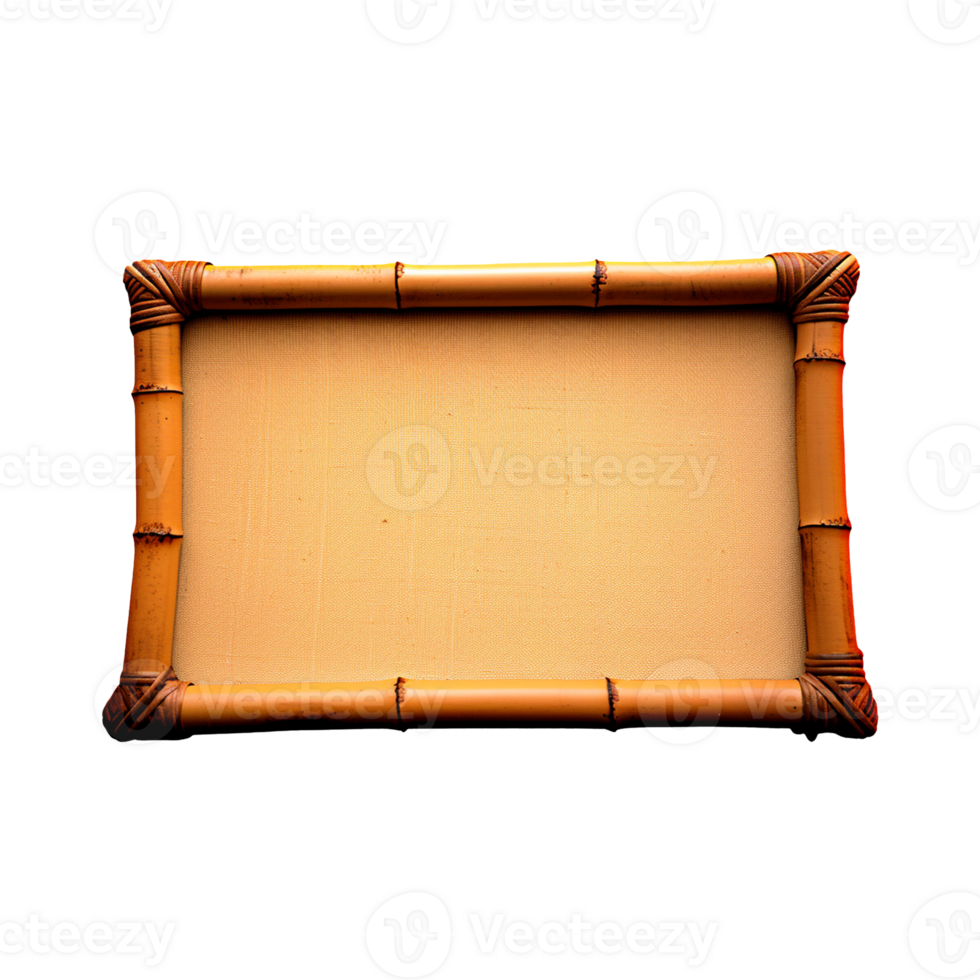 Bamboo board 3d object png