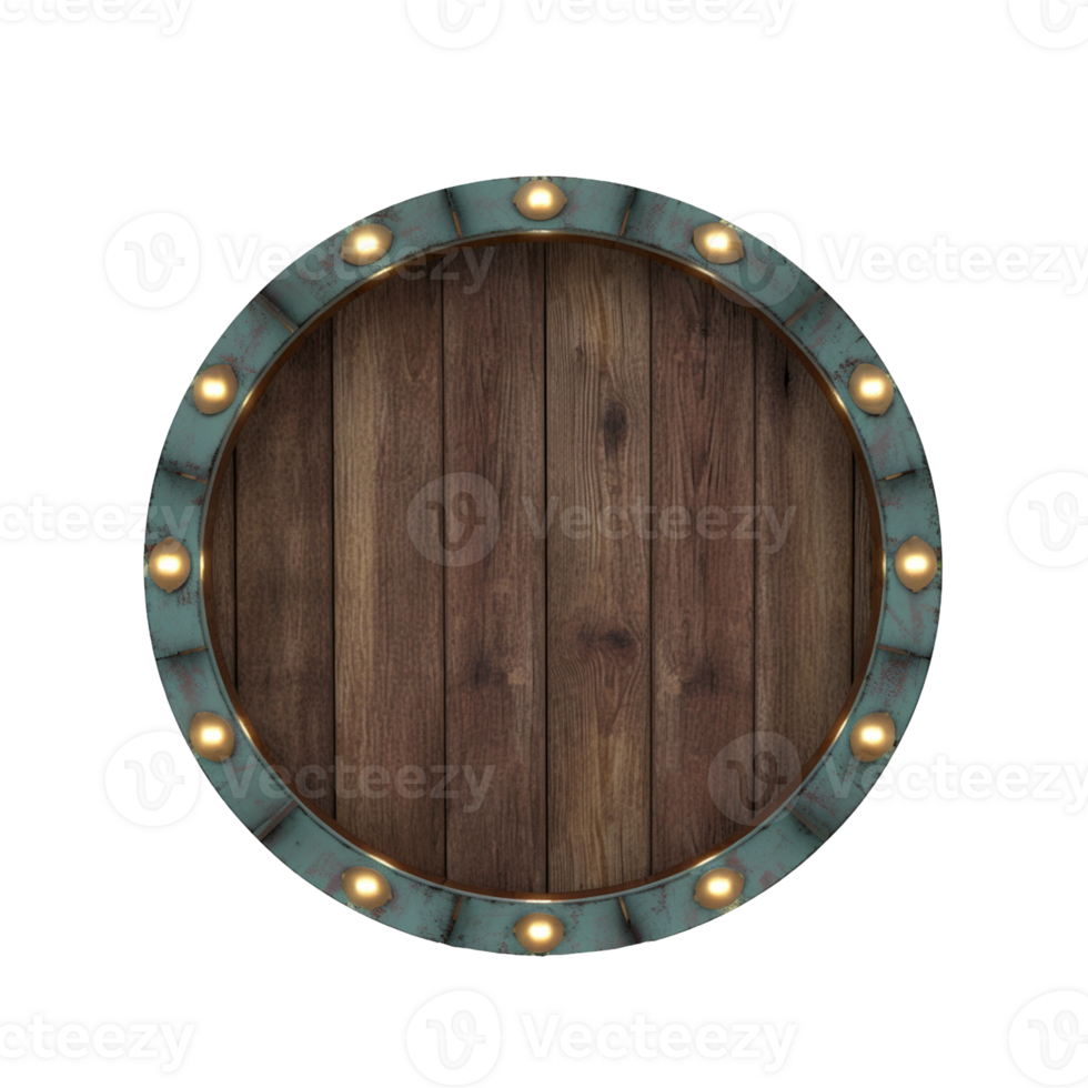 Round Wooden Board