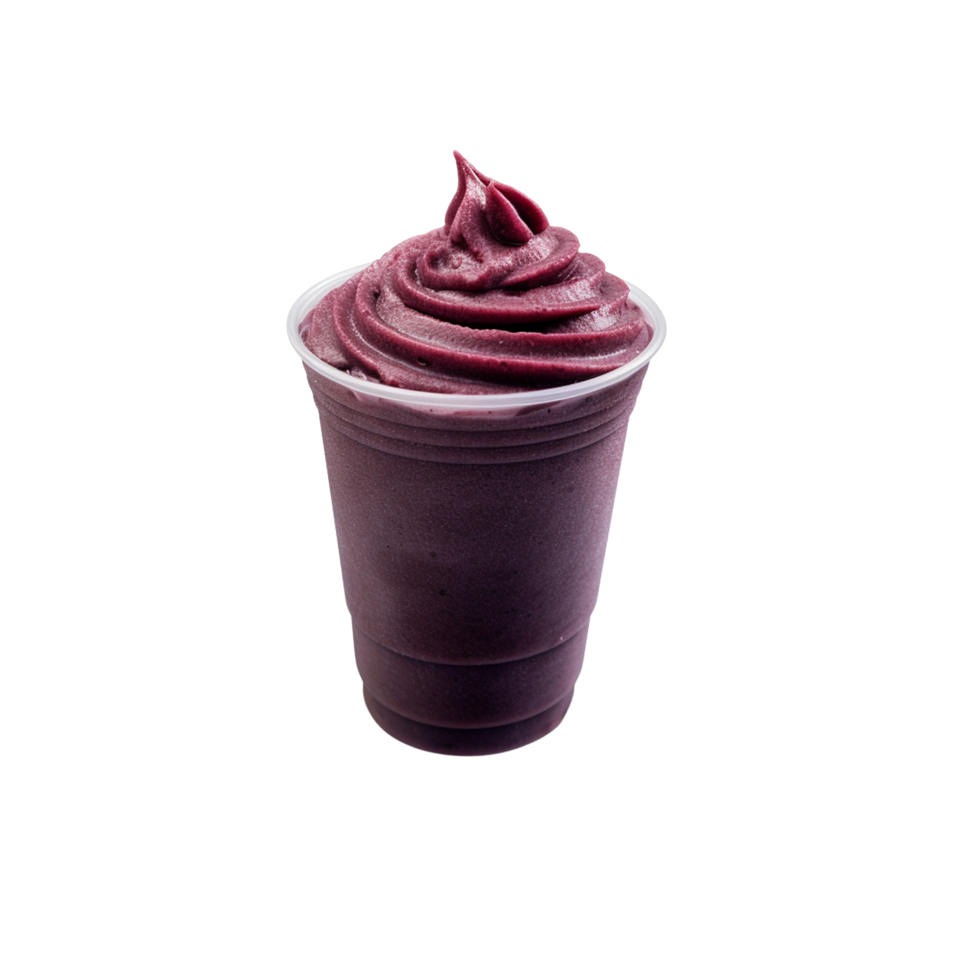 Acai brazilian ice cream fruit no background png