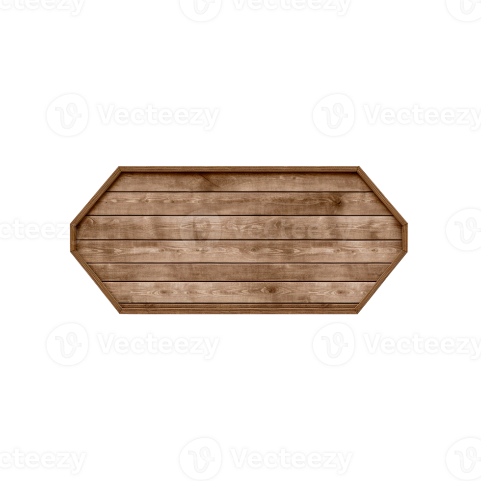 3d wooden board png