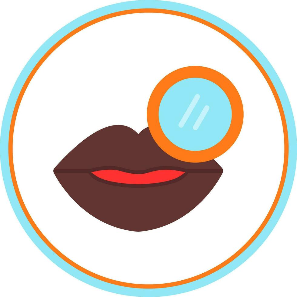 Lip Scrub Vector Icon Design