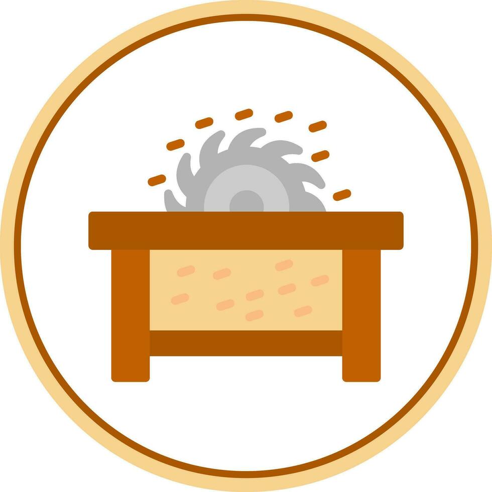 Sawdust Vector Icon Design