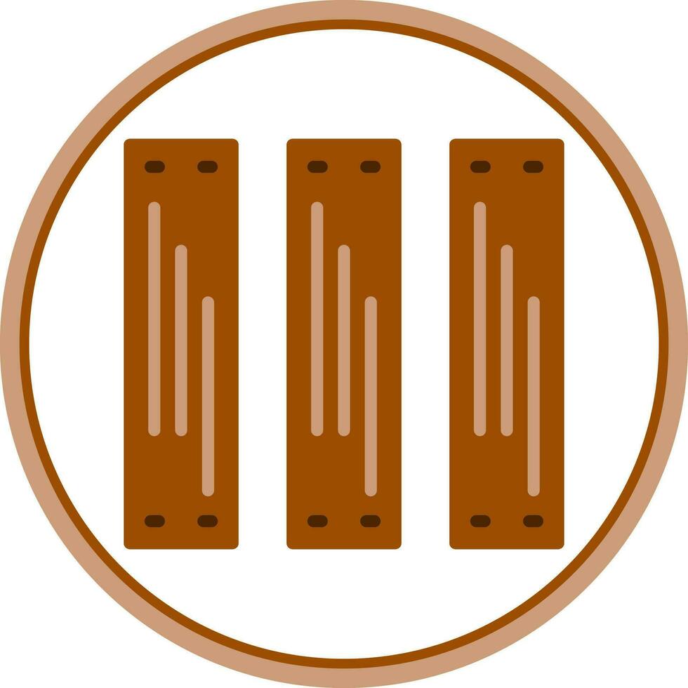 Planks Vector Icon Design