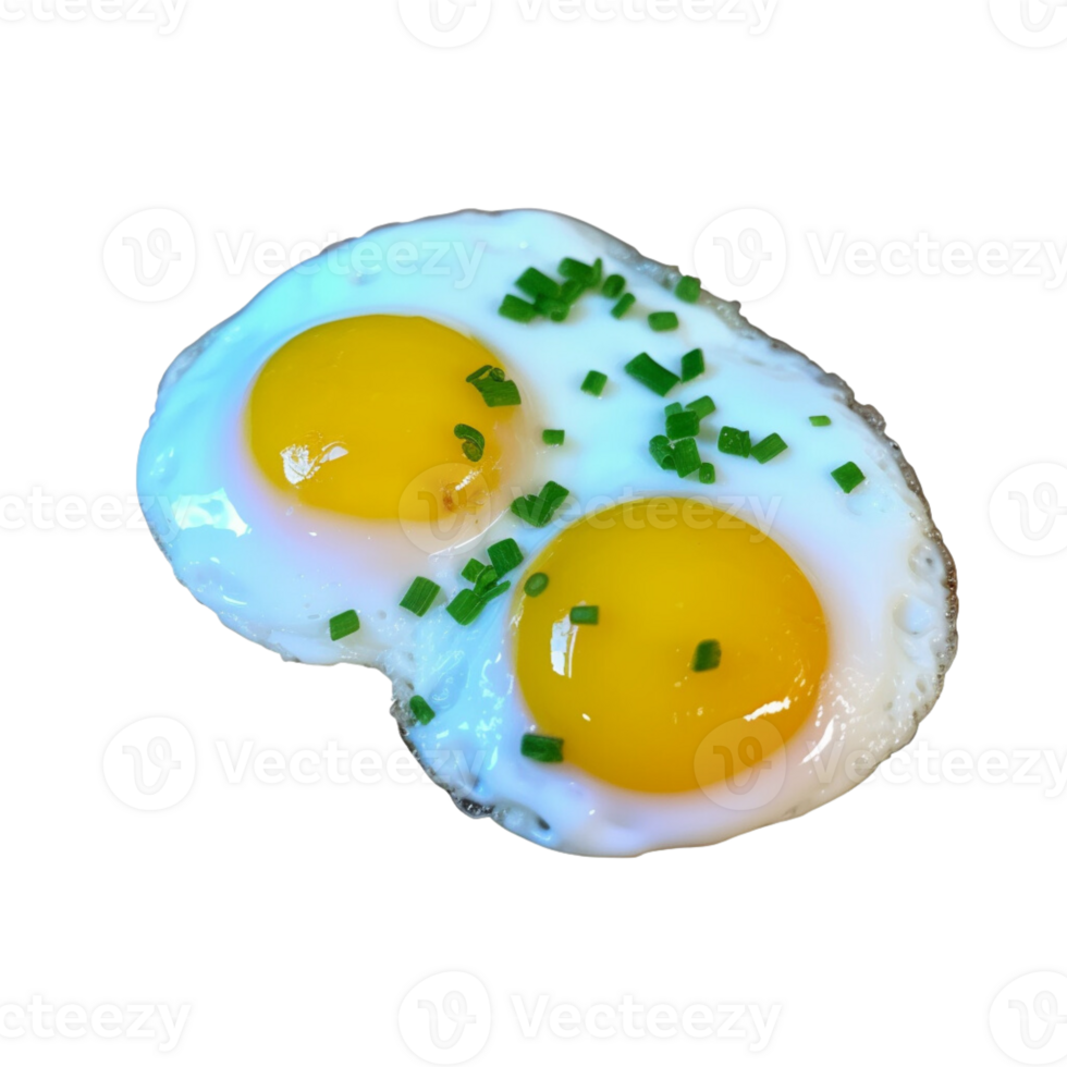 Fried egg with scallion png