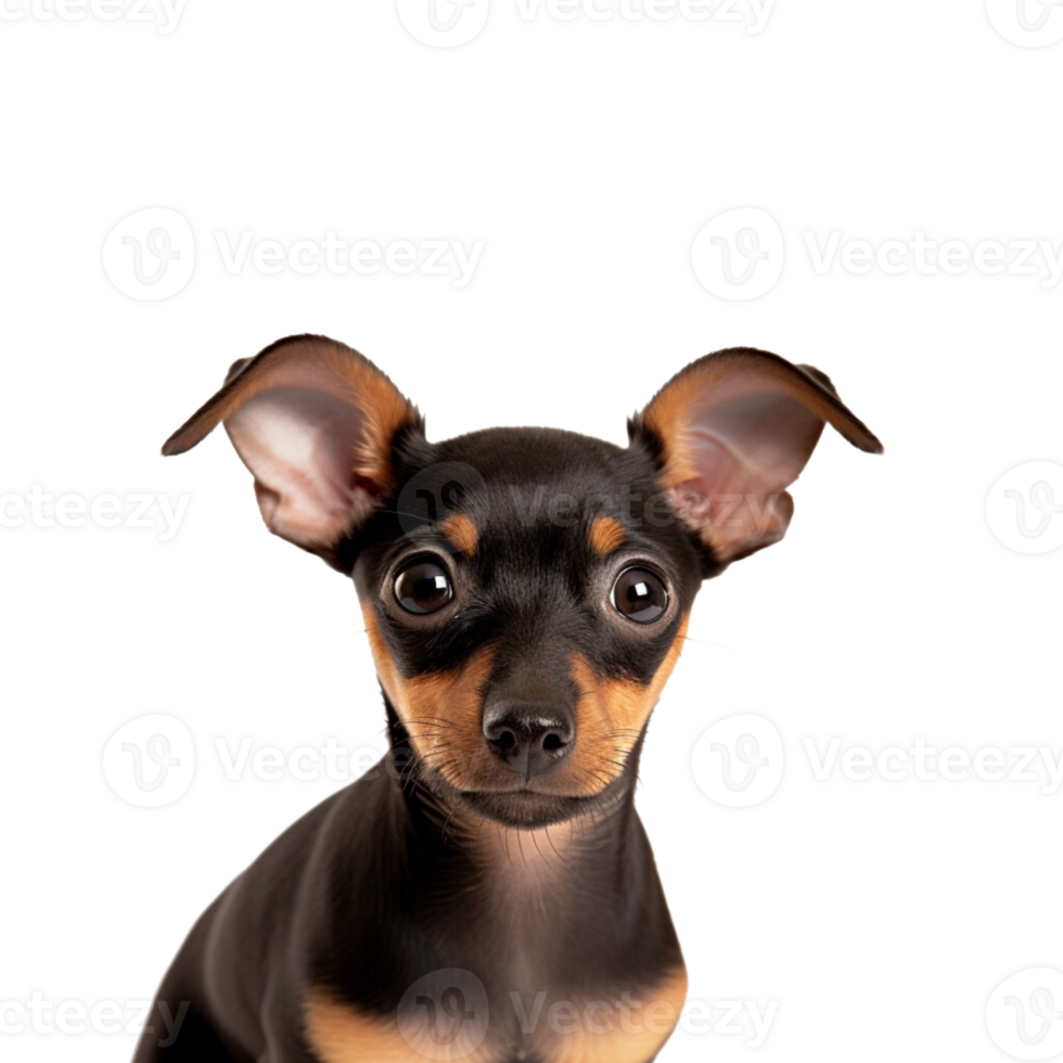 Pinscher cute dog no background png