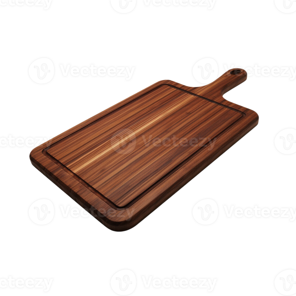 Wooden cutting board no background png