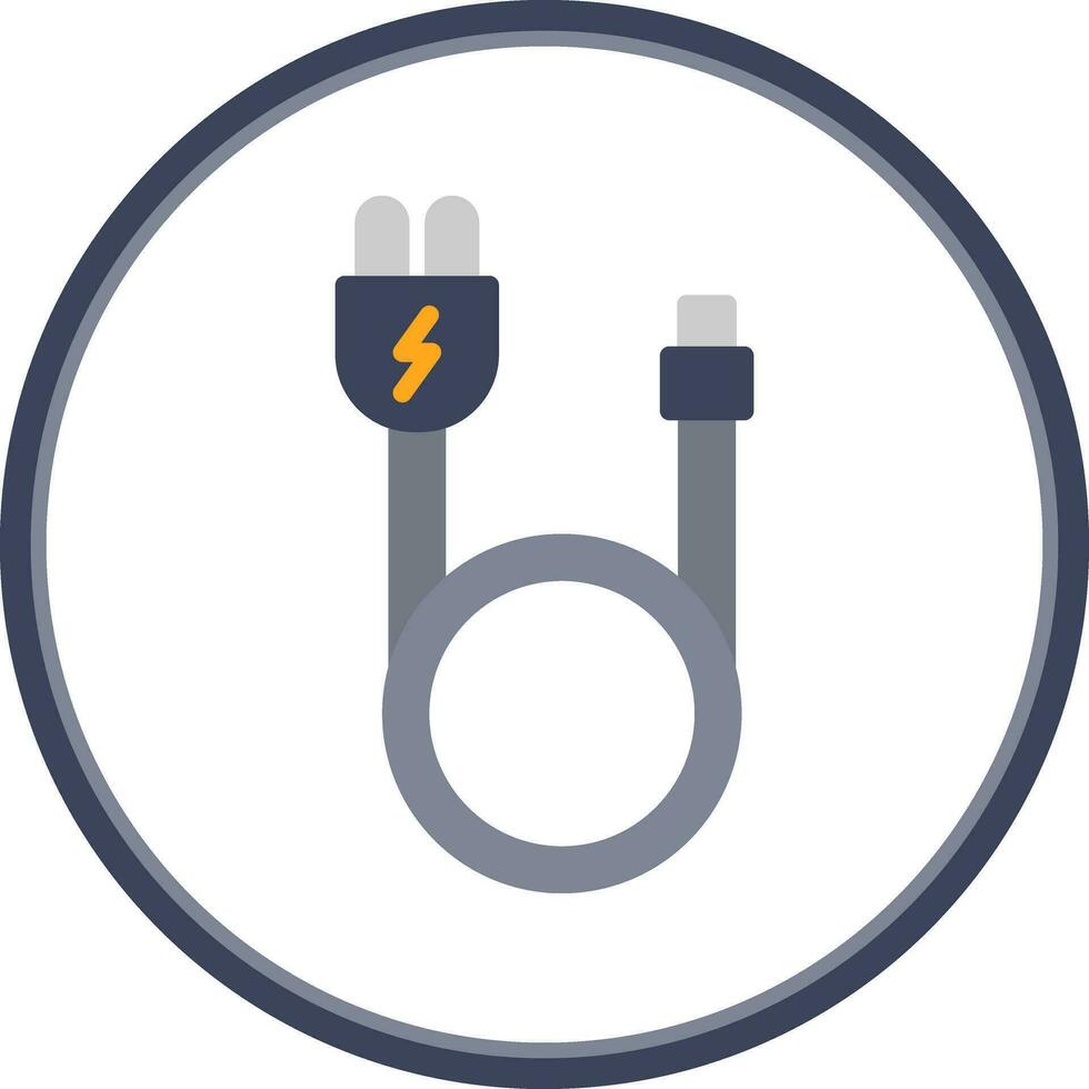 Power cable Vector Icon Design