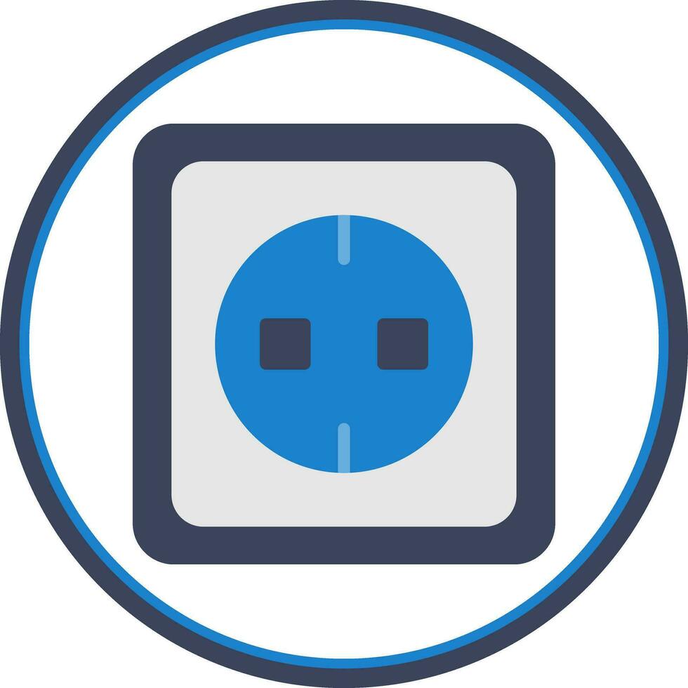 Electric socket Vector Icon Design