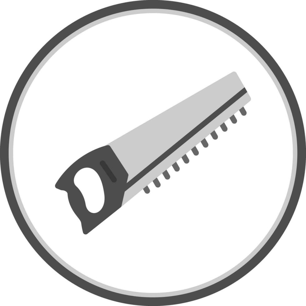 Hand saw Vector Icon Design