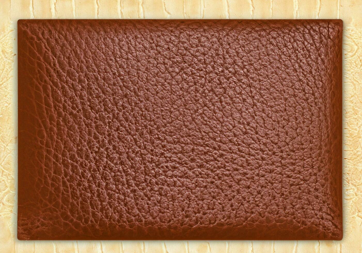 Brown leather texture background photo