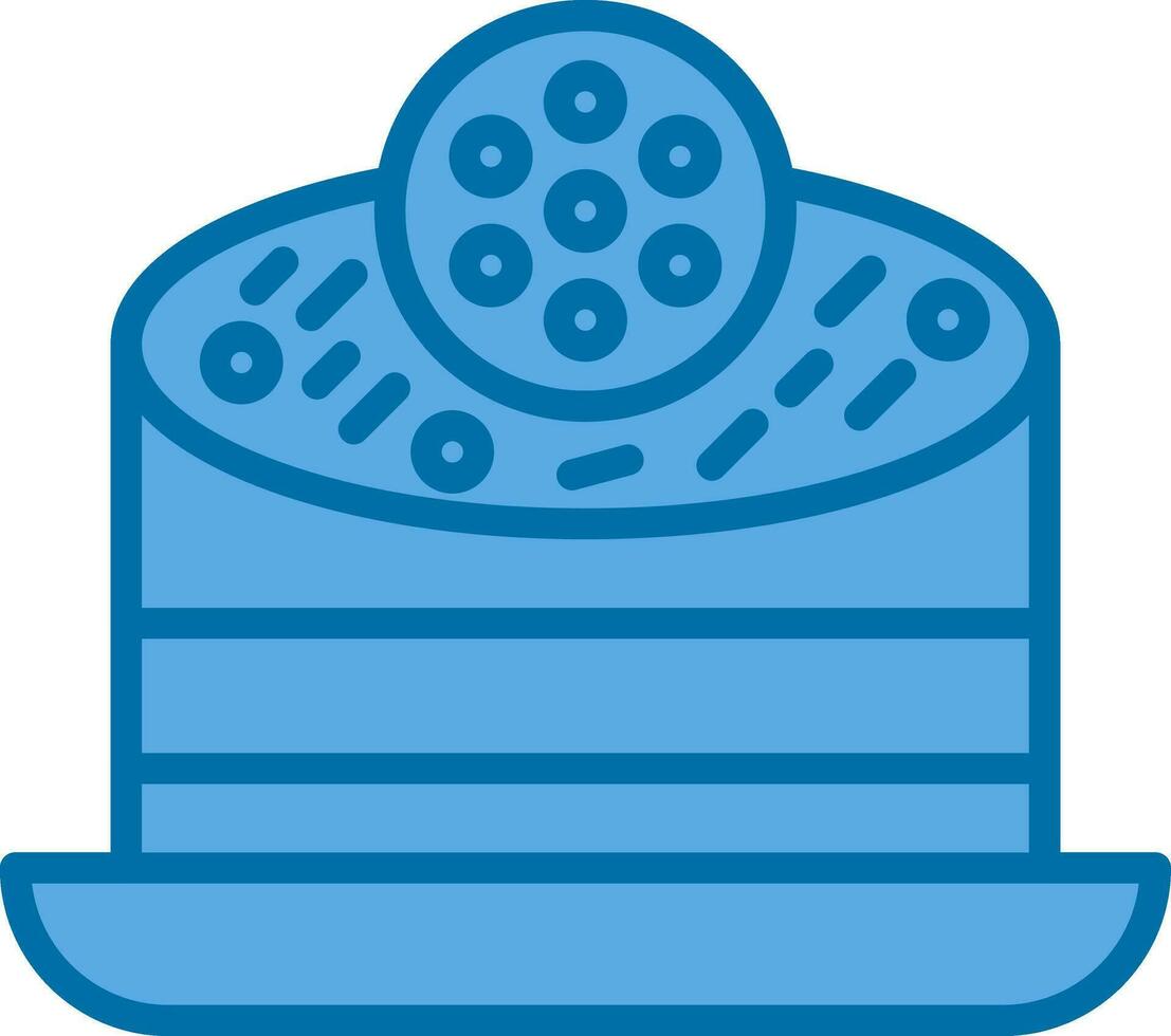 Oreo Cheesecake Vector Icon Design