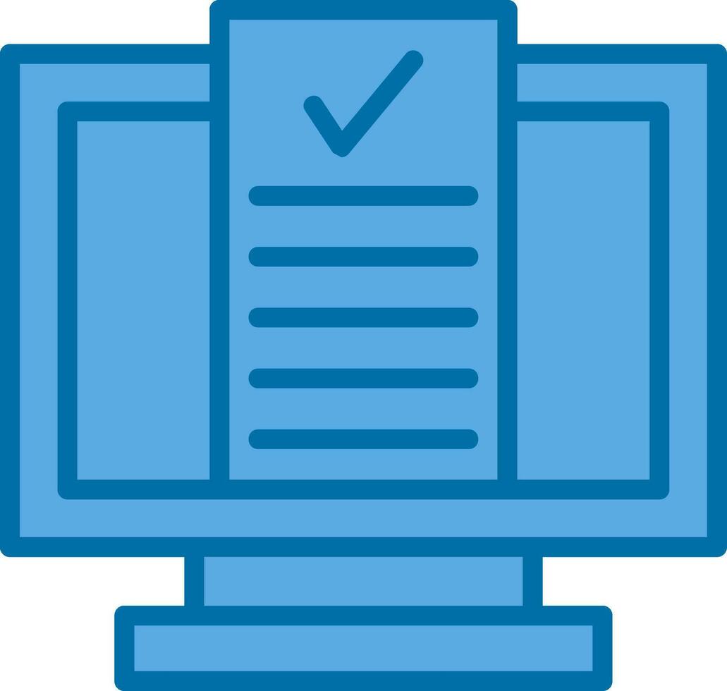 Desktop Computer Vector Icon Design