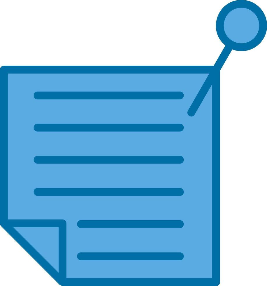 Pinned Vector Icon Design