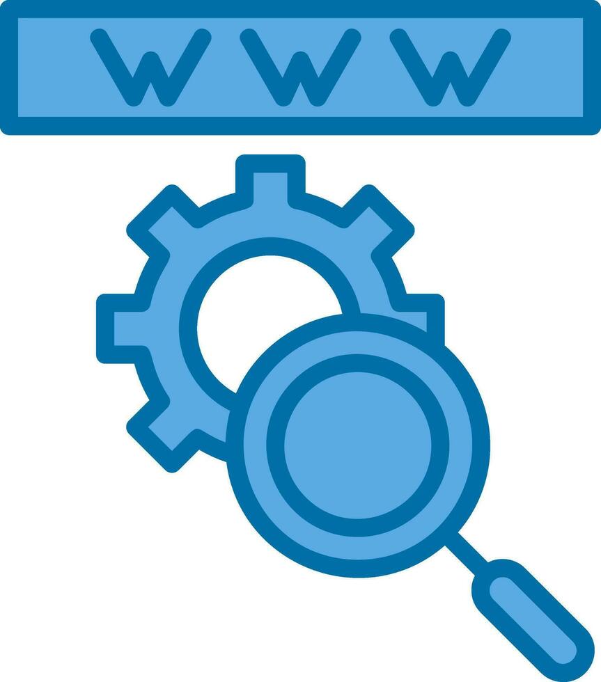 Search Engine Vector Icon Design