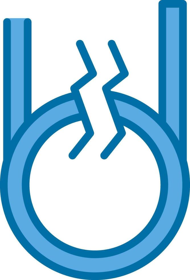 Cable blocked Vector Icon Design