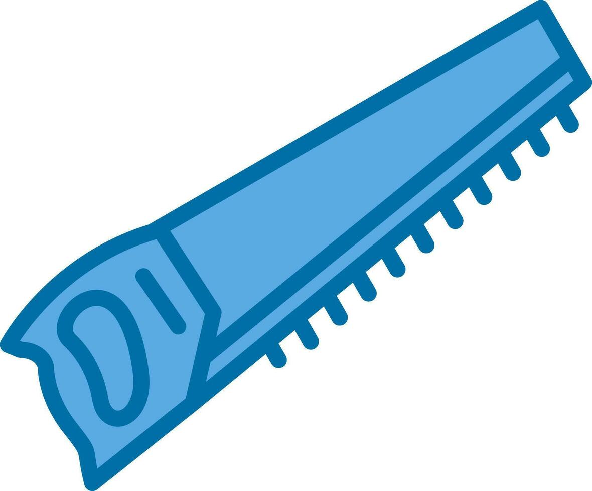 Hand saw Vector Icon Design